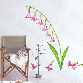 Pink Lily Valley - Wall Decals Stickers Appliques Home Decor