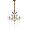 K9 Crystal Chandeliers Lighting 4 Lights Crystal Ceiling Lamp Home Decoration Gold