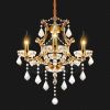 K9 Crystal Chandeliers Lighting 4 Lights Crystal Ceiling Lamp Home Decoration Gold