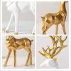 Origami Elk,resin Sitting Standing Deer Statues,for Home Decoration