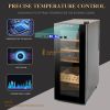 35L Cigar Humidors with 3-IN-1 Cooling, Heating & Humidity Control, 200 Counts Capacity Cigar Humidor Humidifiers with Constant Temperature Controller