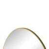 Wall Mirror 48 Inch Oversized Big Size Gold Circular Mirror Metal Framed Mirror Round Vanity Mirror Dressing Mirror, for Bathroom, Living Room, Bedroo