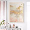 Handmade Abstract Oil Painting Top Selling Wall Art Modern Minimalist Pink Picture Canvas Home Decor For Living Room No Frame