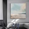 Hand Painted Oil Paintings Abstract Seascape Painting Beach Ocean Living Room Hallway Luxurious Decorative Painting