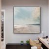 Hand Painted Oil Paintings Abstract Seascape Painting Beach Ocean Living Room Hallway Luxurious Decorative Painting