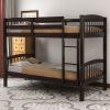 win Over Twin Bunk Bed with Ladder