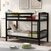 win Over Twin Bunk Bed with Ladder